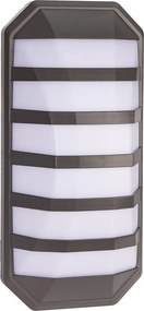 PREZENT 31656 BOLLA Modern Kültéri Fali Lámpa Fehér, Szürke LED IP65
