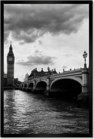 Poszterek keretben 40x60 Big Ben híd Anglia