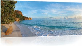 Üvegfestmény Tengerpart tenger kilátás 125x50