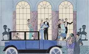 Fotótapéta Flizelin Fal konyhába nappaliba Hálószoba Art deco 416x254