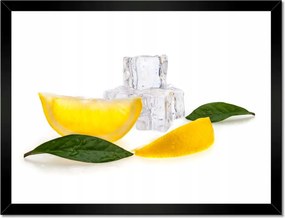 Poszterek keretben 40x30 Citrom negyed