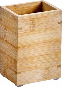 Fogkefetartó Bögre Bambusz Barna 8 x 6 x 12 CM Fürdőszobába