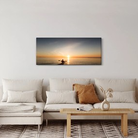 Kép a kenuzók naplementekor (120x50 cm)