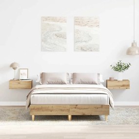 kézműves tölgy szerelt fa ágykeret matrac nélkül 120x200 cm