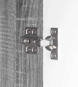 Fürdőszoba mosdószekrény Szürke Sonoma 60 x 30 x 60 cm Faanyag