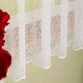 Mg FH0048 Bambusz markizeta Fehér hímzés alsó magasság 170cm Ár!! 0,5m R