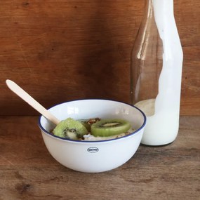 Kerámia müzlis tál, fehér, 550 ml