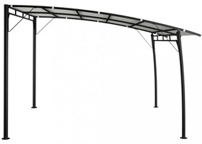 krémszínű kerti napellenző 3 x 3 x 2,55 m