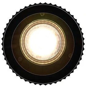 Nordlux - Kültéri mennyezeti lámpa KYKLOP 1xGU10/15W/230V IP54 fekete