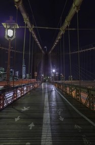 Poszter 53x81cm Brooklyn híd New Yorkban, Assaf Frank