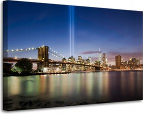 Vászonkép Építészet Brooklyn híd 90X60