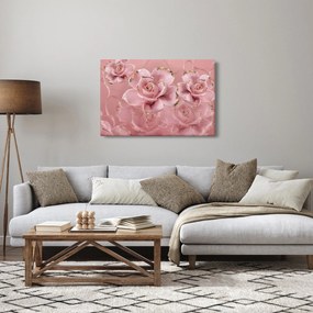 Kép - Virágos dekoráció (90x60 cm)