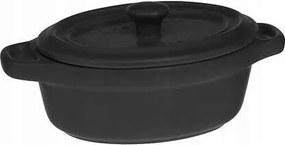 Sütőedény 8.5x11 cm Fekete