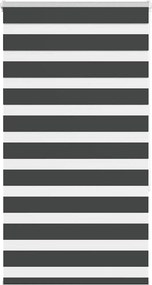 vidaXL zebrafüggönnyel fekete szövetszélesség 70,9 cm poliészter