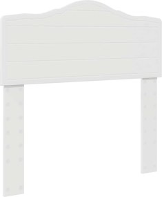 vidaXL Fejtámla Fehér 75 cm Faanyag