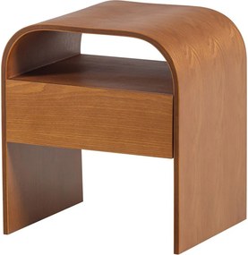 Natúr színű éjjeliszekrény Momo – WOOOD