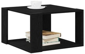 Fekete tölgy Kávézóasztal 85x55x31 cm Műanyag