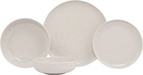 16 részes porcelán étkészlet krém