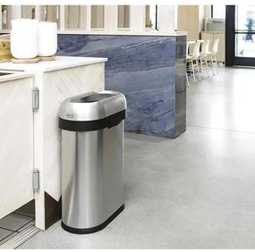 Rozsdamentes acél szemetes 50 l - simplehuman
