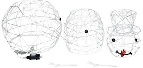Brilagi - LED kültéri karácsonyi dekoráció 3,6W/31/230V 6500K 120 cm IP44 hóember