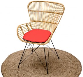 Standard piros székpárna