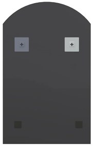 ívelt üvegtükör LED-lámpákkal 60 x 40 cm