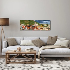 Kép - Húsavík (órával) (90x30 cm)