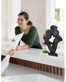 Asztali dísz 29x9x17 cm gyanta/fekete