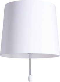 RENDL EMMETT állólámpa talapzat fehér króm 230V LED E27 15W
