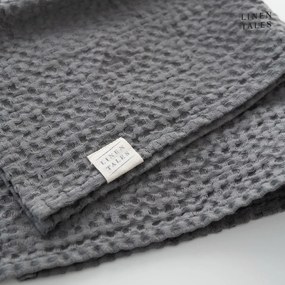 Sötétszürke törölköző és fürdőlepedő készlet 3 db-os Honeycomb – Linen Tales