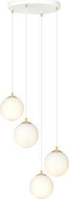Emibig modern függeszték royal fehér arany emi1244/4