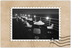 Poszterek 60x40 Kávézó a tengerparton