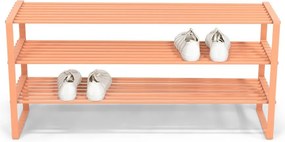Lazacszínű acél cipőtartó 100x48,5x29 cm Rex – Spinder Design