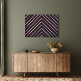 Egy fa motívum képe fekete alapon (90x60 cm)