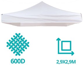 Pavilon ponyva több típusban-2,9x4,5 méteres tető ponyva