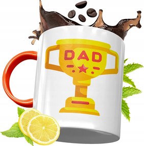 Narancssárga Bögre Apák Napjára Ajándék fényképes nyomtatással