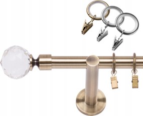 Függönykarnis Szimpla 120 CM 19 MM Fém Modern Nagy Végválaszték