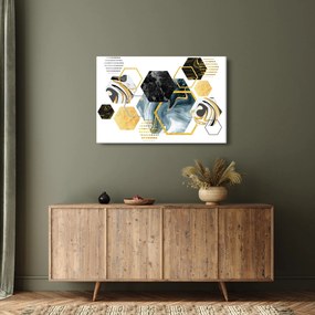 Kép - Sokszög (90x60 cm)