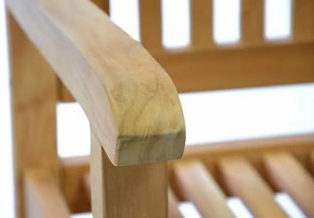 Kerti pad teakfa 180cm 3 személyes prémium natur kivitelben