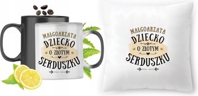 Margitnak Varázsbögre fényképes nyomott mintás párna szett