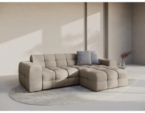 Barna sarokkanapé (jobb oldali-heverő résszel) Kendal – Micadoni