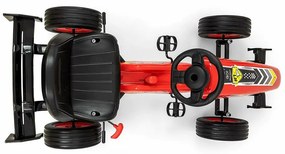 Milly Mally Quadricycle gokart rakéta, piros