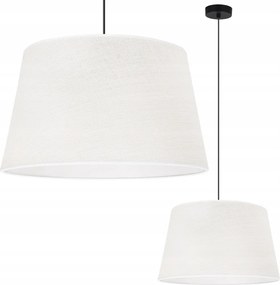 Mennyezeti Függőlámpa Csillár Lámpabúra Fehér Boho Juta Kúp Nappaliba E27