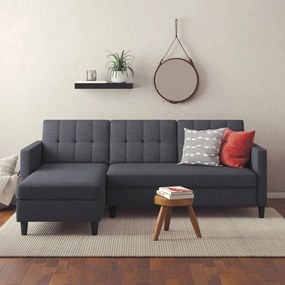 Szürke sarokkanapé Hartford – Støraa