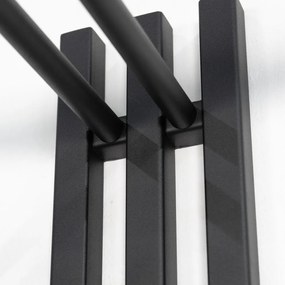 Fekete fém fali fogas 65 cm Senza – Spinder Design