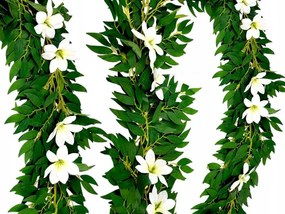 Girlanda Kúszónövény Keresztelő áldozás Dekoráció Borostyán 1,90cm