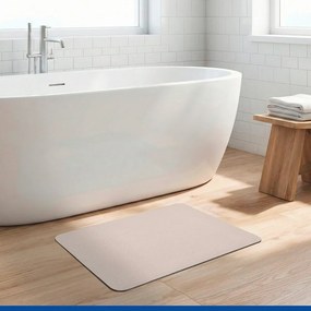 Bézs kovaföld fürdőszobai kilépő 39x60 cm Simi – Wenko