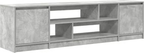 vidaXL betonszürke szerelt fa TV-szekrény 188,5x41x50 cm