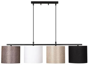 Mennyezeti lámpa, textil búrás, bézs | Valiz