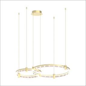 MILAGRO ML0997 ELEGANCE Modern Led Függesztett Lámpa Arany LED IP20